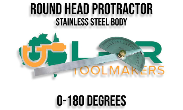 Protractor Gauge (Round Head) *STAINLESS STEEL*