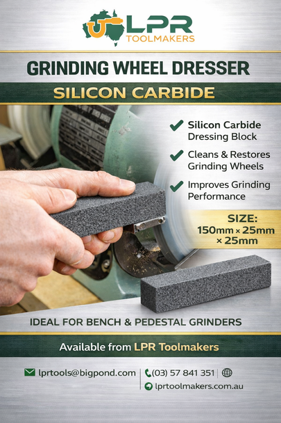 Grinding Wheel Dresser Block - 150mm x 25mm x 25mm. Australian based supplier. 