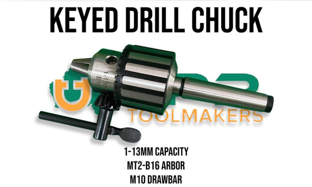 Keyed Drill Chuck | 1-13mm | 2MT & 3MT