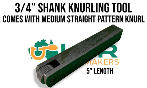 Knurling Tool - 3/4" Shank (Cuts Straight Knurls)