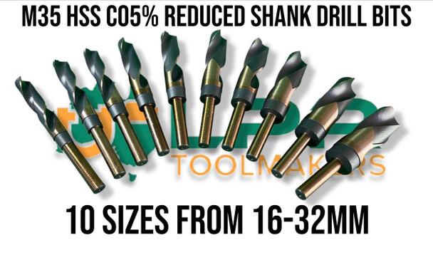 HSS Metric Reduced Shank Drill (5% Cobalt) - 16-32mm