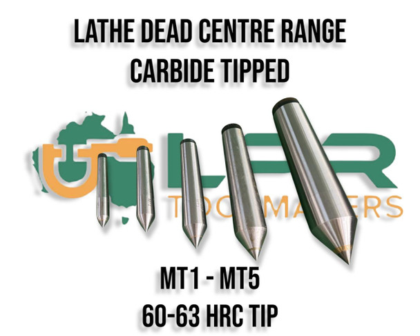 Carbide Tipped Lathe Dead Centre (Size Options Inside)