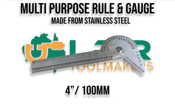 Multi Purpose Gauge - Protractor Rule Centre Finder all in one