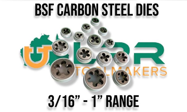 BSF Single Button Dies - 3/16" to 1"