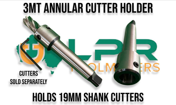 Annular Cutter Holder (Rotabroach Holder) - 3MT [Suits 19mm Shank]	