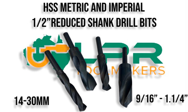 HSS Single Reduced Shank Drills (Metric & Imperial)