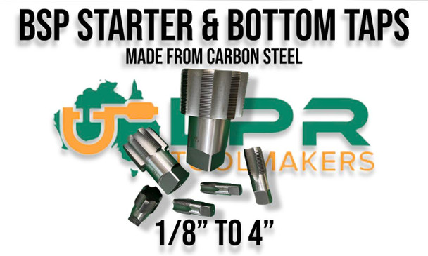 BSP Parallel Single Taps Starter or Bottom- 1/8" to 4"