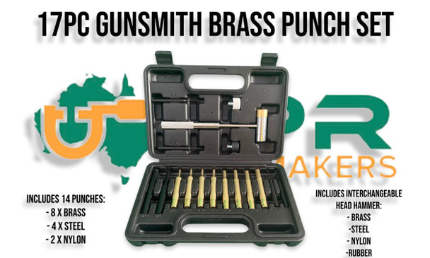 Gunsmith Brass Punch Kit - 17pc In Case