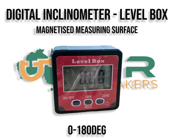 Digital Box Level Protractor - Angle Finder Magnetic Level Gauge  (Inclinometer 0-180°) Digital Box Level Protractor - Angle Finder Magnetic Level Gauge  (Inclinometer 0-180°)