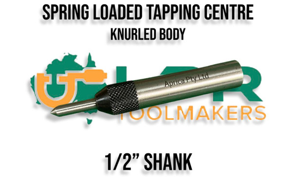 Tapping Centre spring loaded knurled body - Ideal for aligning small taps 