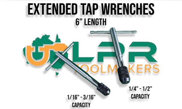 Extended Tap Wrench from 1/16" - 1/2" [2 Different Sizes]