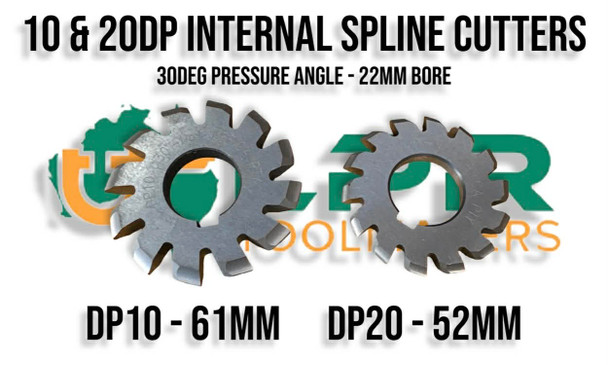 DP10 & DP20 Spline Cutters range. Cutters from #1 to #8 full kit. Supplied by LPR Toolmakers an Australian owned family business that imports high quality Spline Cutters. Shipped from Melbourne, Victoria. 