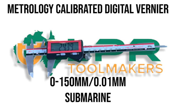 Digital Caliper - Sub WATERPROOF Series (Metrology Calibrated) 0-150mm | 0.01mm/0.0005”