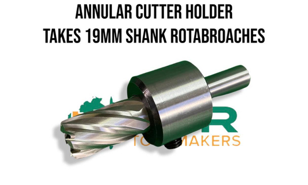 Annular Cutter Holder (13mm Shank - Suits 19mm Shank Rotabroaches)