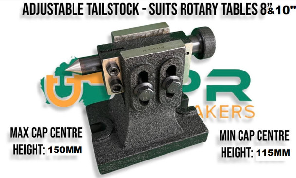  Adjustable Tailstock - Suits 8" & 10" Rotary Tables