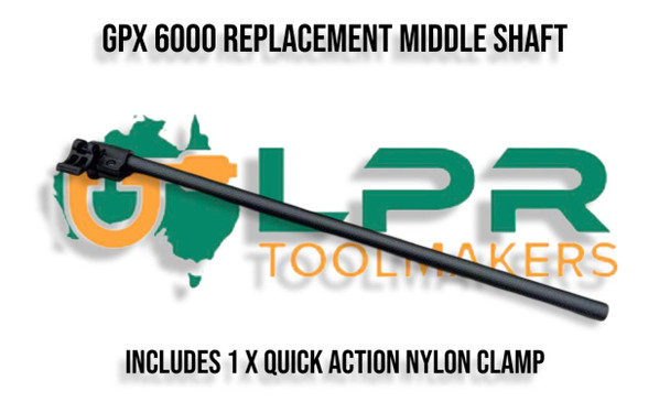 GPX 6000 Lower shaft extension & Middle Shaft includes clamp & connector