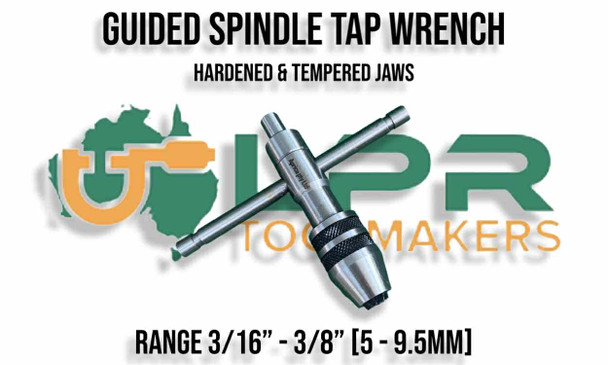 Tap Spindle for Taps 3/16" to 3/8" - Guided Tap Wrench. Australian supplier of Taps & Dies & Holders.