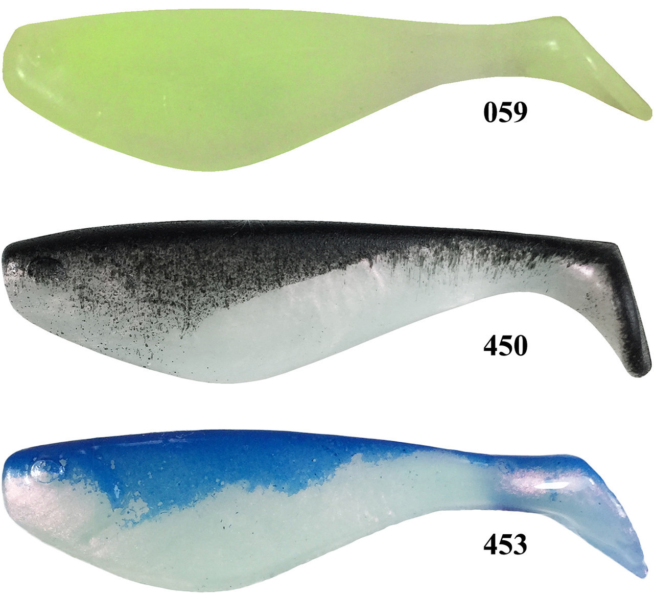 3" Shad Body Two Color Barlow's Tackle