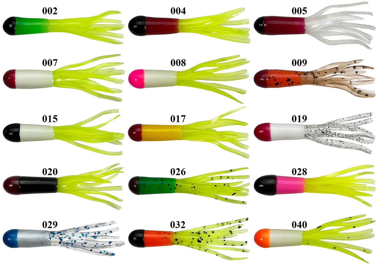 1.5 Tri-Color Panfish Tubes - Barlow's Tackle