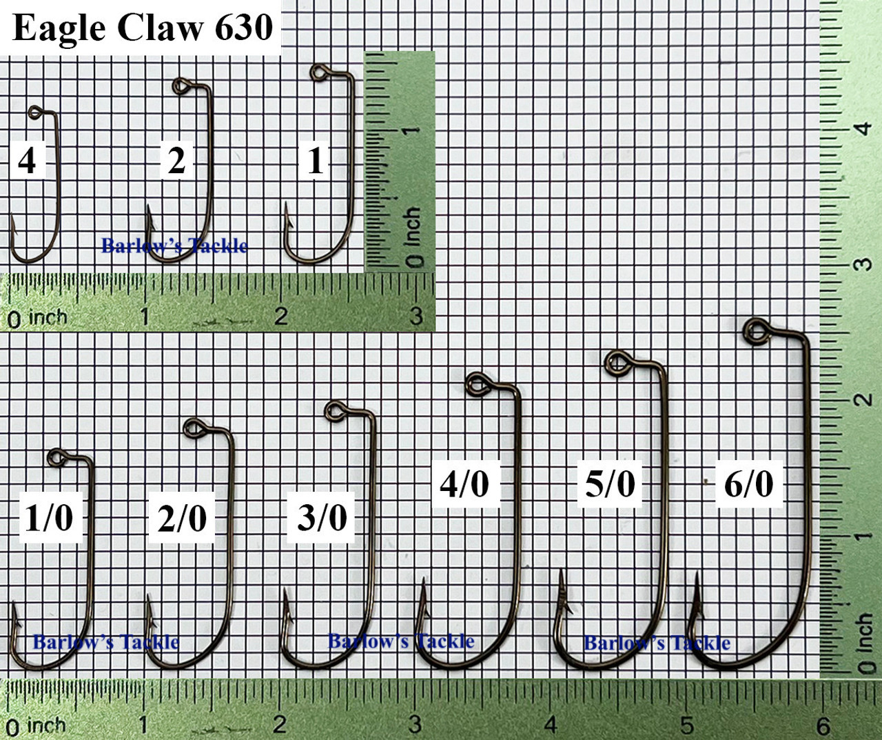 Eagle Claw 413CAT Jig Hook Sizes 1 - 7/0 - Barlow's Tackle