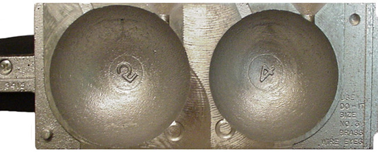 Cannon Ball Sinker Fishing Lead Mould 10-15-20-25-30-40g Lead Mold Weights  & Sinkers -  Canada