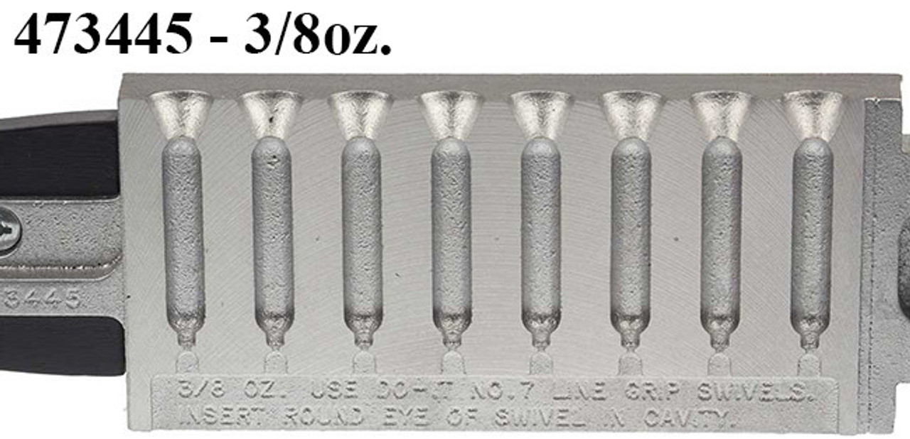 Do-it Molds Split Shot Sinker Mold 1/4, 3/8oz