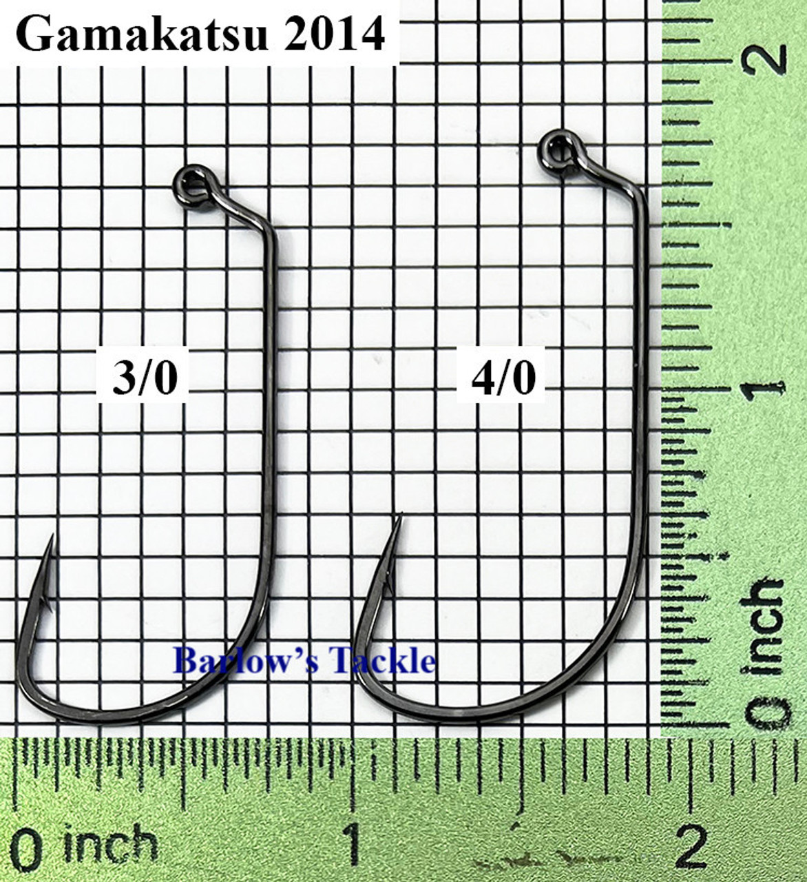 Gamakatsu 2014 EWG Jig Hook Sizes 3/0 & 4/0 - Barlow's Tackle