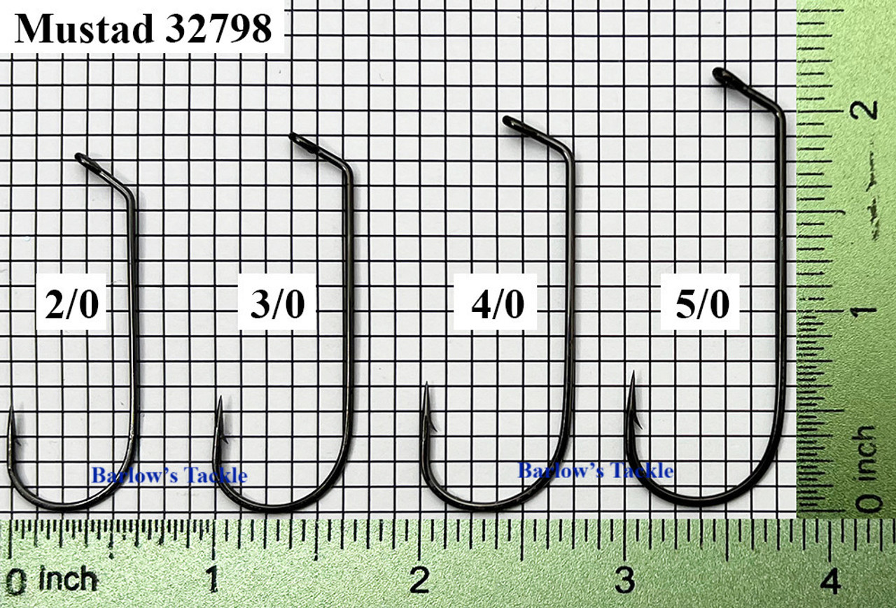 Mustad 32798NP-BN Jig Hooks Sizes 2/0-6/0 - Barlow's Tackle