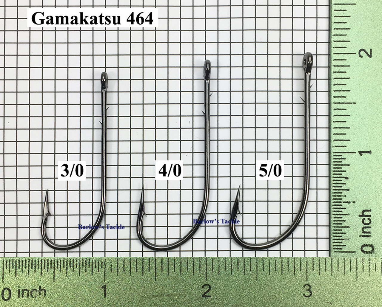 Gamakatsu 744 Worm Hook Sizes 2/0 - 5/0 - Barlow's Tackle