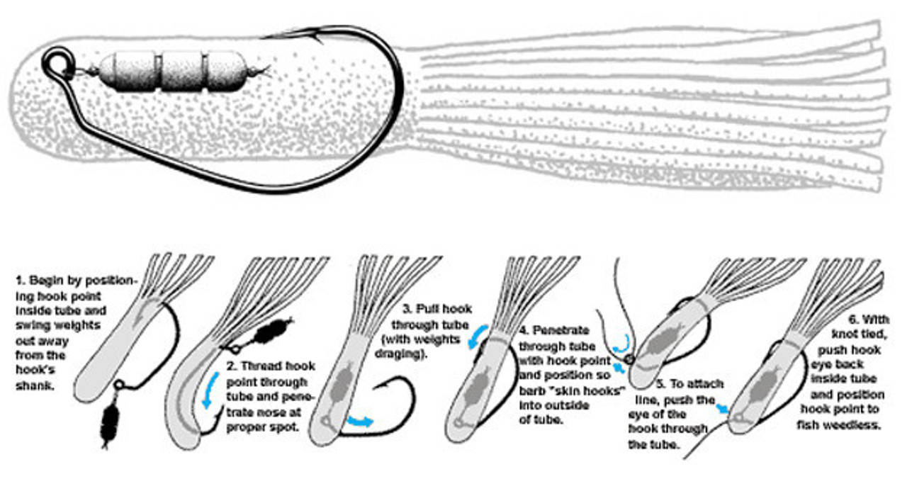 Owner Fish Hooks 5153 Worm Hook Sizes 1/0 - 5/0 - Barlow's Tackle