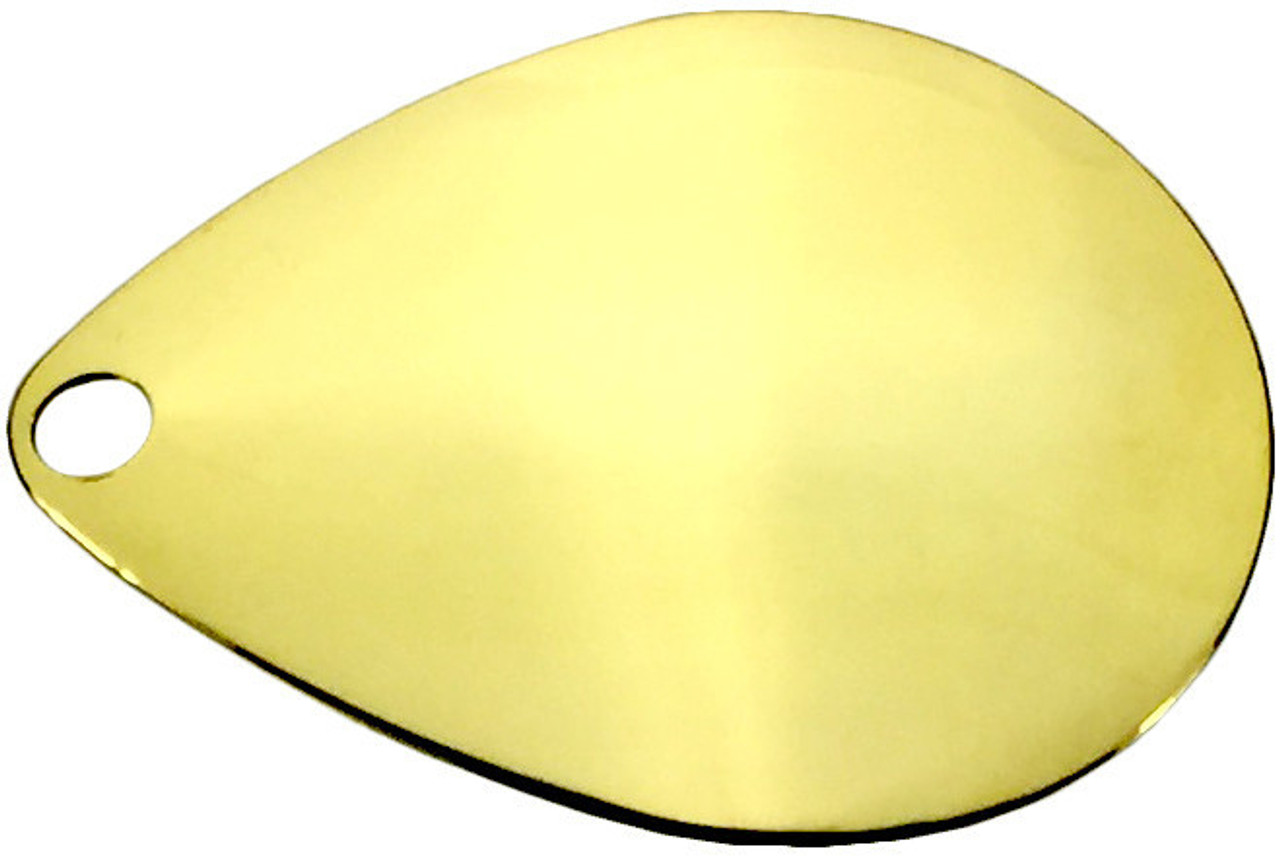 Premium Gold Colorado Blades Smooth Finish Sizes 1 - 6 - Barlow's Tackle