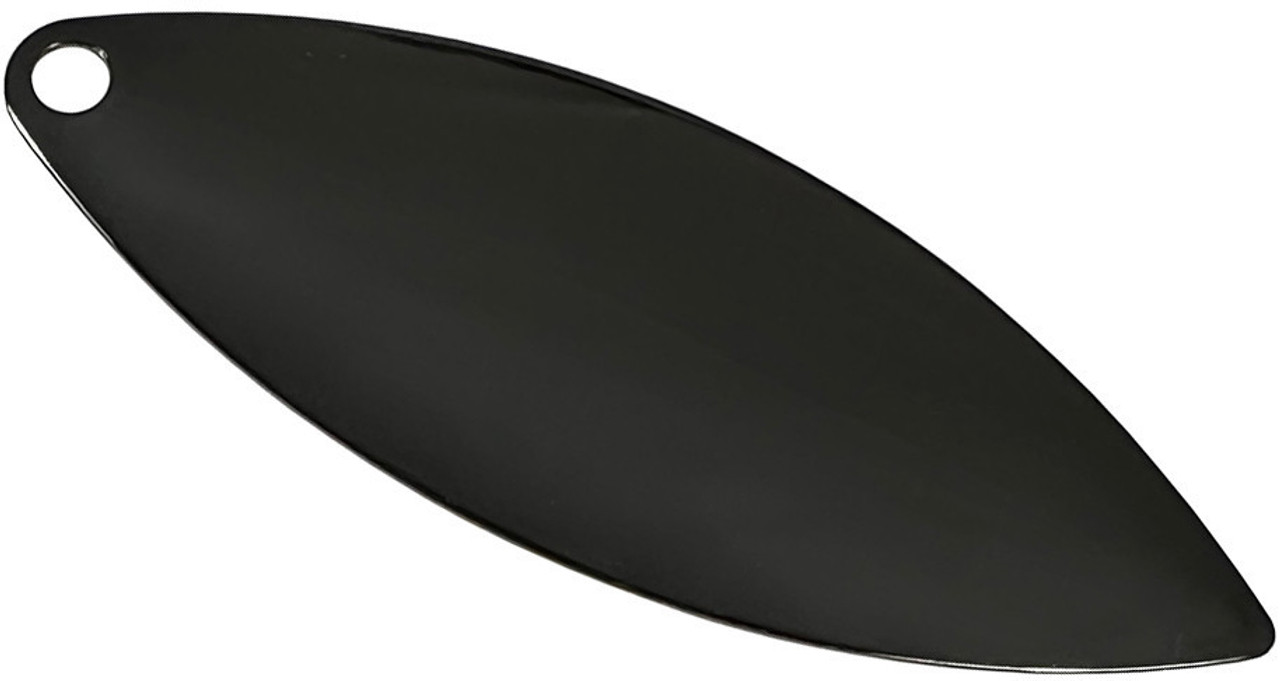 Premium Black Nickel Willow Blades Smooth Finish Sizes 3.5 - 5 - Barlow's  Tackle