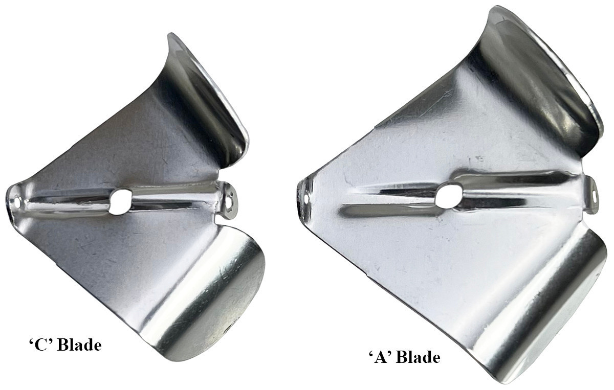 Aluminum Buzz Blade Counter Clockwise Turn On-Center Axis