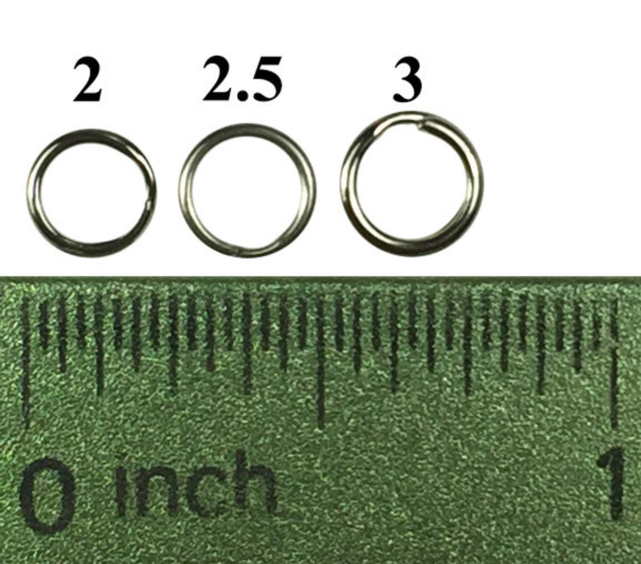 Fishing Split Rings,100 Pack 304 Stainless Steel Double Flat Ring - Bed  Bath & Beyond - 36807025