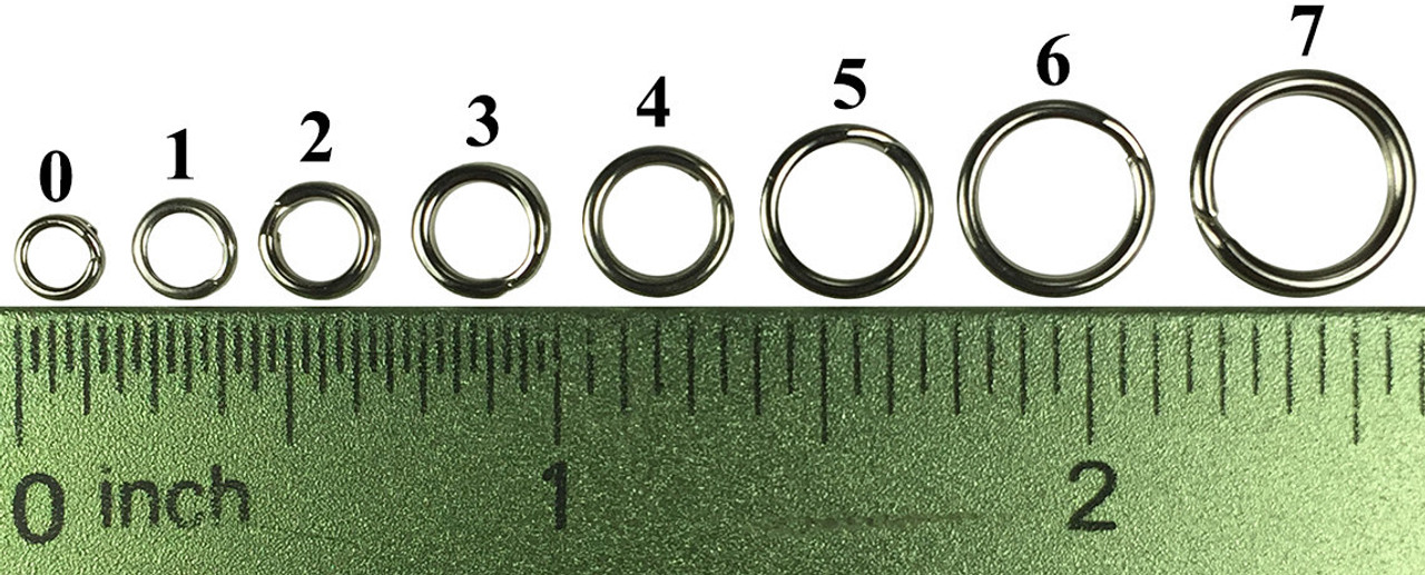 100pcs Stainless Steel Fishing Split Ring Oval Ring For Lure Hook Snap  Swivel | eBay