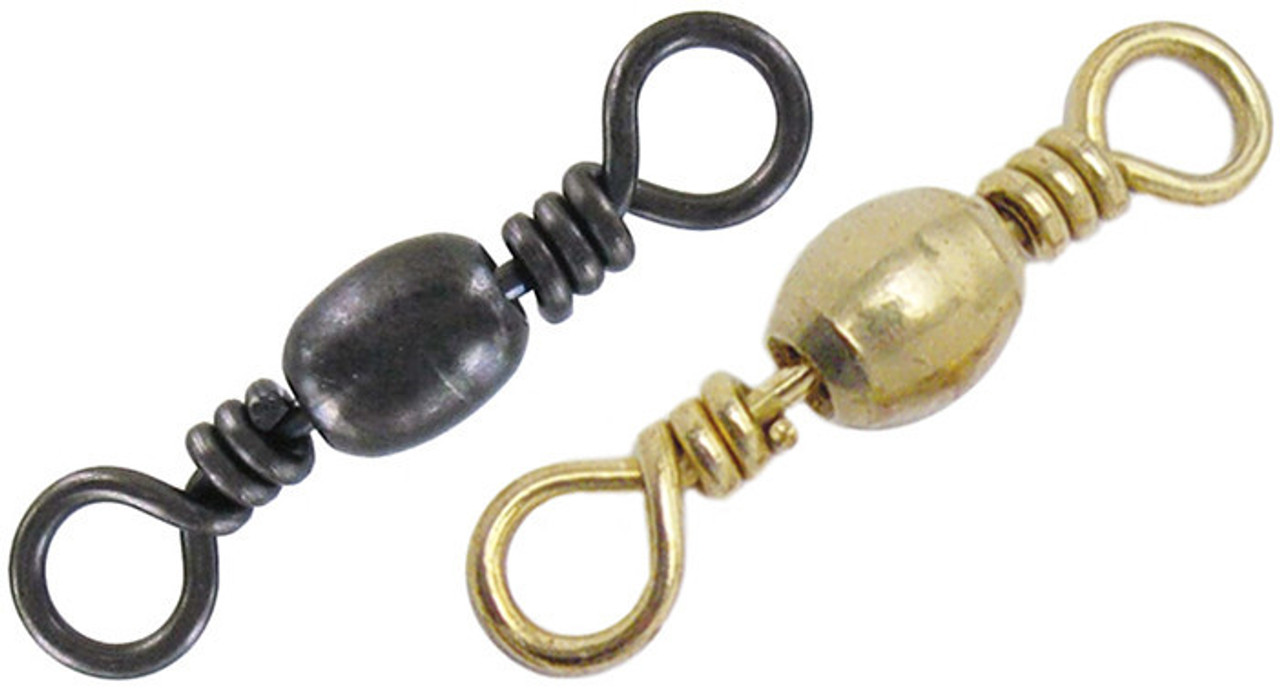 Barrel Swivels Brass or Black Finish - Barlow's Tackle