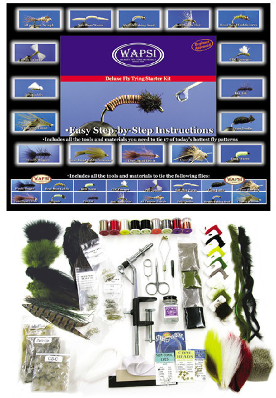 Wapsi - Deluxe Fly Tying Starter Kit - Barlow's Tackle