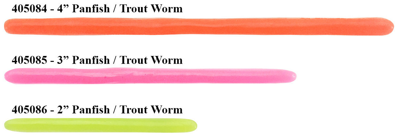 Panfish / Trout Worm Molds - 2, 3 and 4 - Barlow's Tackle