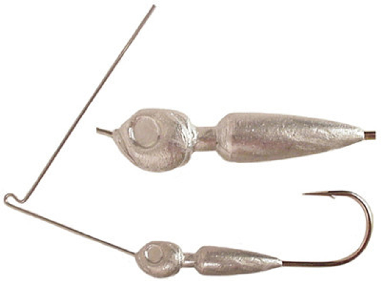 Hidden Lead Spinner Bait Head Unpainted - Barlow's Tackle