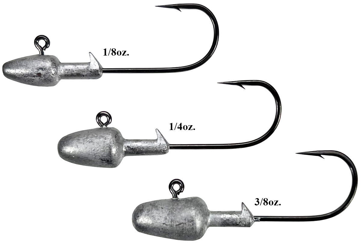 Bullet Jig Heads with Gamakatsu Hook - Barlow's Tackle