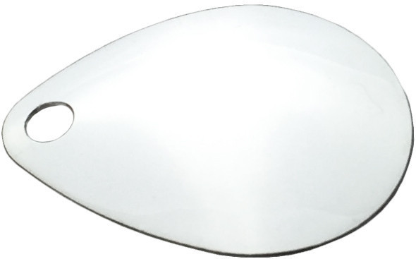 Colorado Blades Smooth Brass Spinnerbait Blades – Choose Size #2 To #6 (5-Pack) – Made In USA