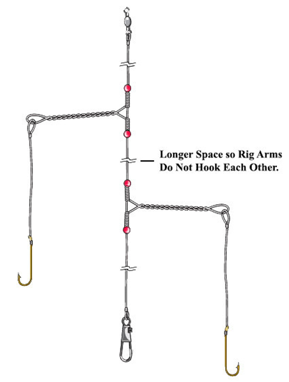 Crappie Rig Arm Stainless Steel - Barlow's Tackle