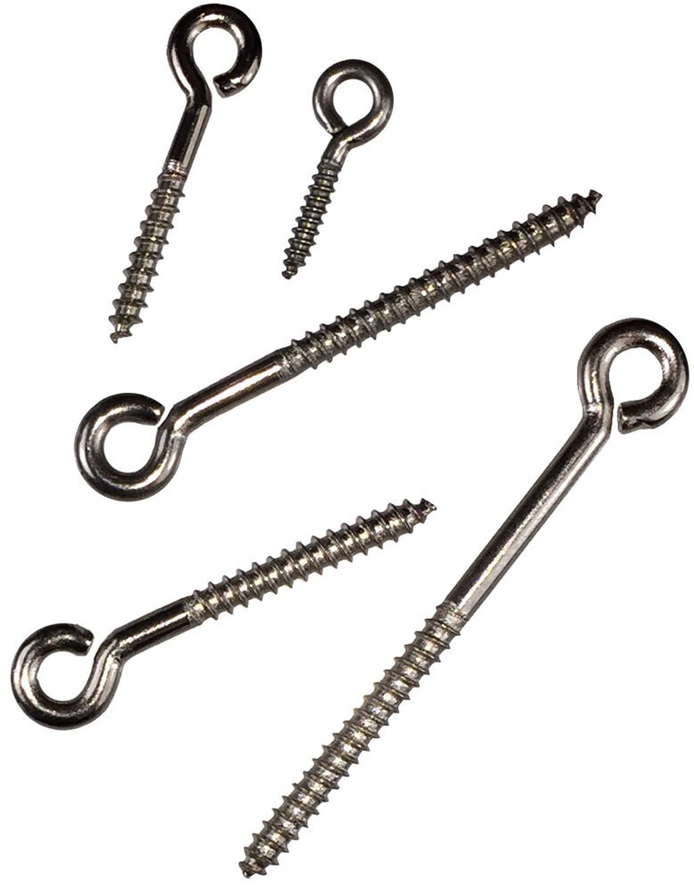 Stainless Steel - Eye Hook, Screw Eye