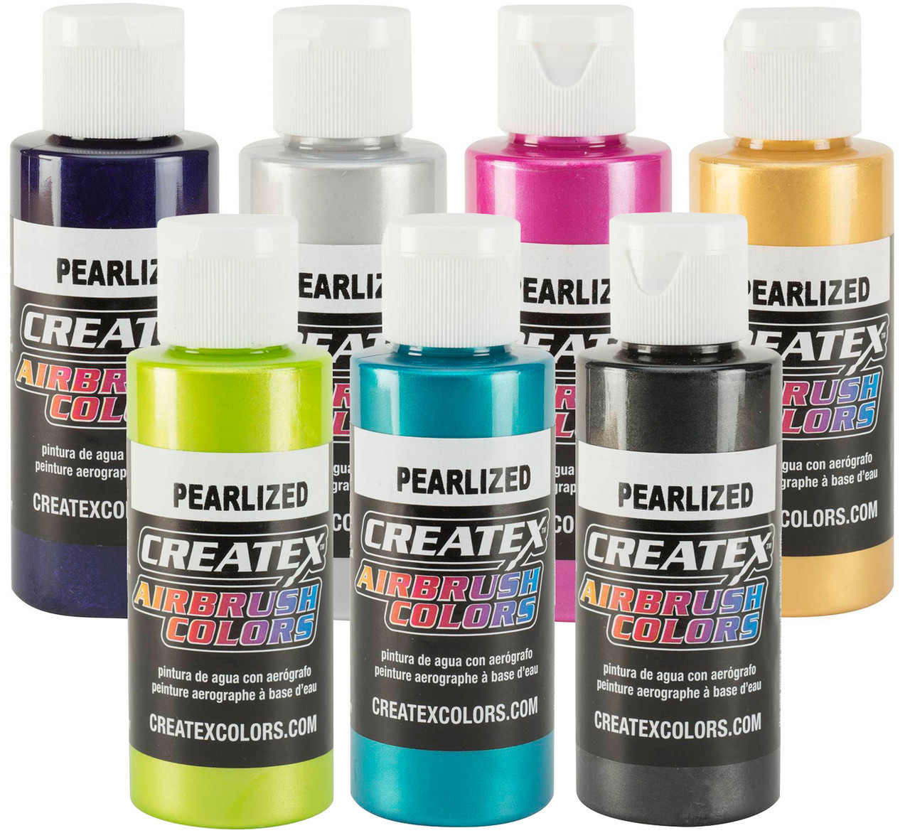 Createx Colors 5811-00 AirBrush - Pearlized Sampler 60 ml (Set de