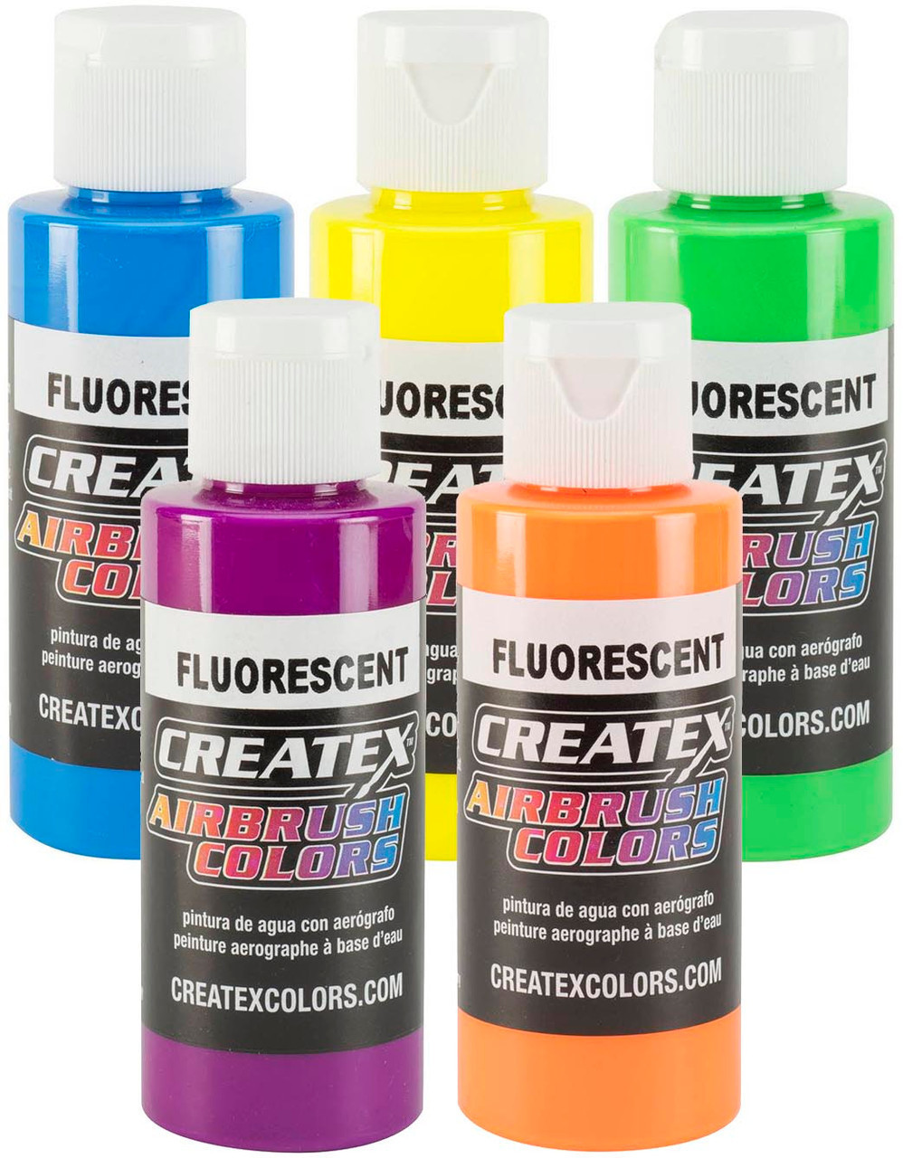 Createx Airbrush Paint Wicked Fluorescent Colors - Barlow's Tackle