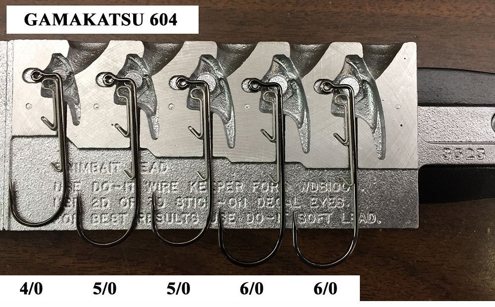 DO-IT MOLDS ラバージグヘッド用モールド　バスフィッシング　3点セット Do-It Swimbait Head Jig Mold - Barlow's Tackle
