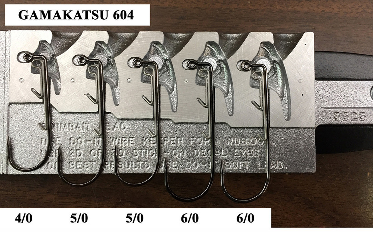 Swimbait Head Jig - Sz: 1/4, 3/8, 1/2, 5/8, 3/4 - Hk: 32746 or Similar -  Collar: Wire Holder