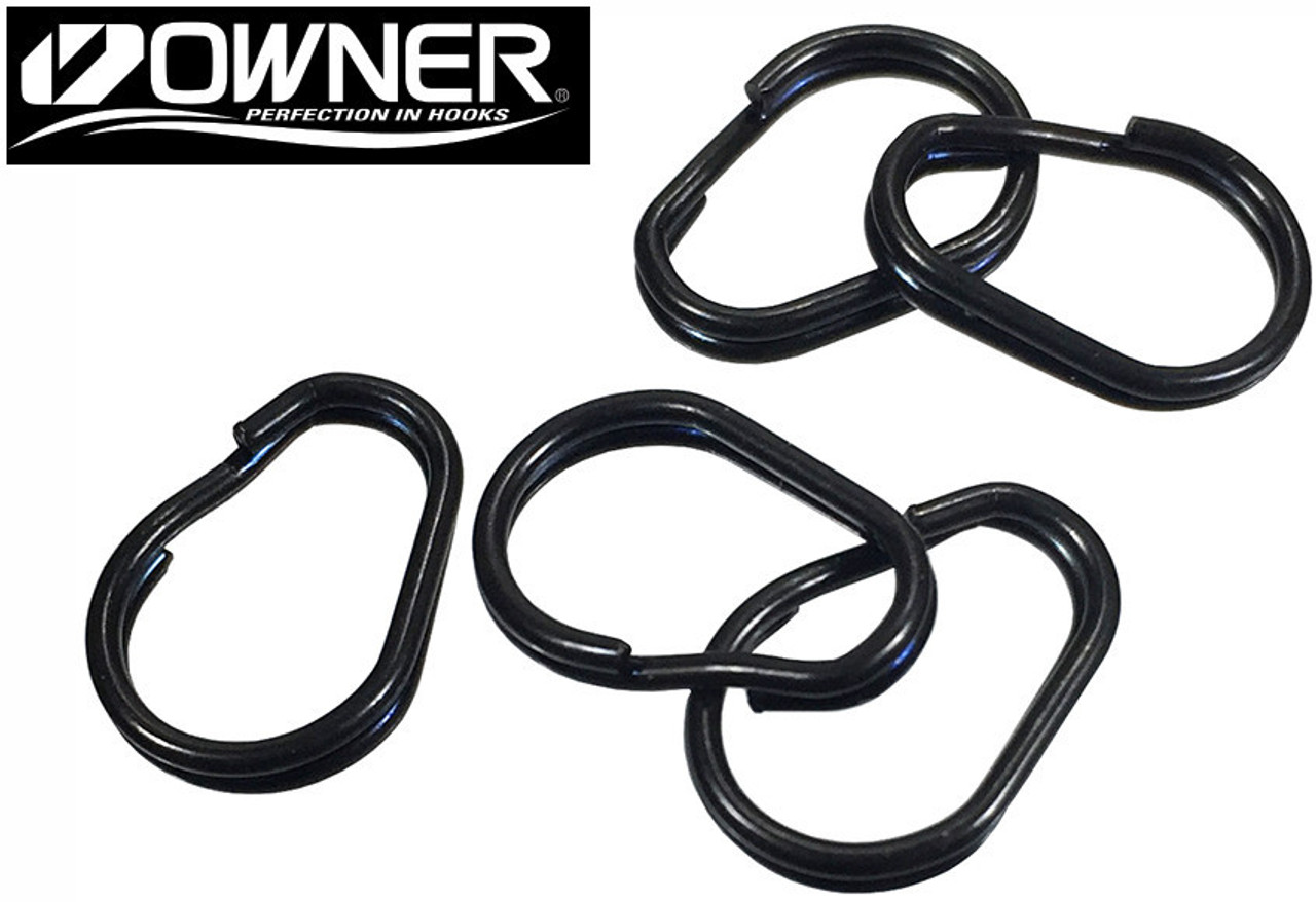 Hyper Wire Split Rings - Black Chrome