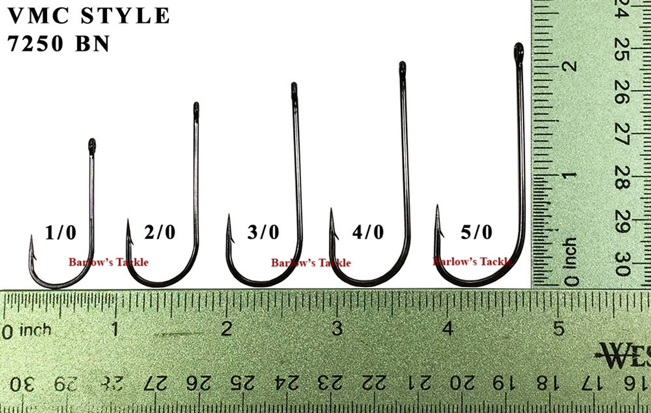 VMC 7250 BN Spinner Bait Hooks Sizes 1/0 - 5/0 - Barlow's Tackle