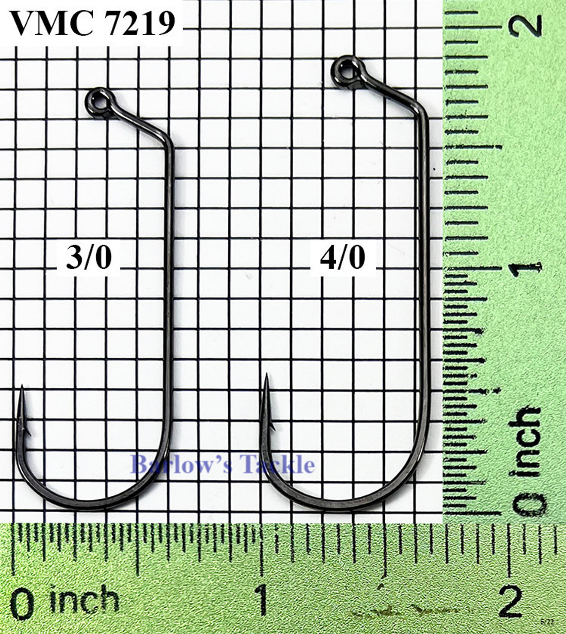 VMC 7219 BN Jig Hooks Sizes 3/0 & 4/0 - Barlow's Tackle